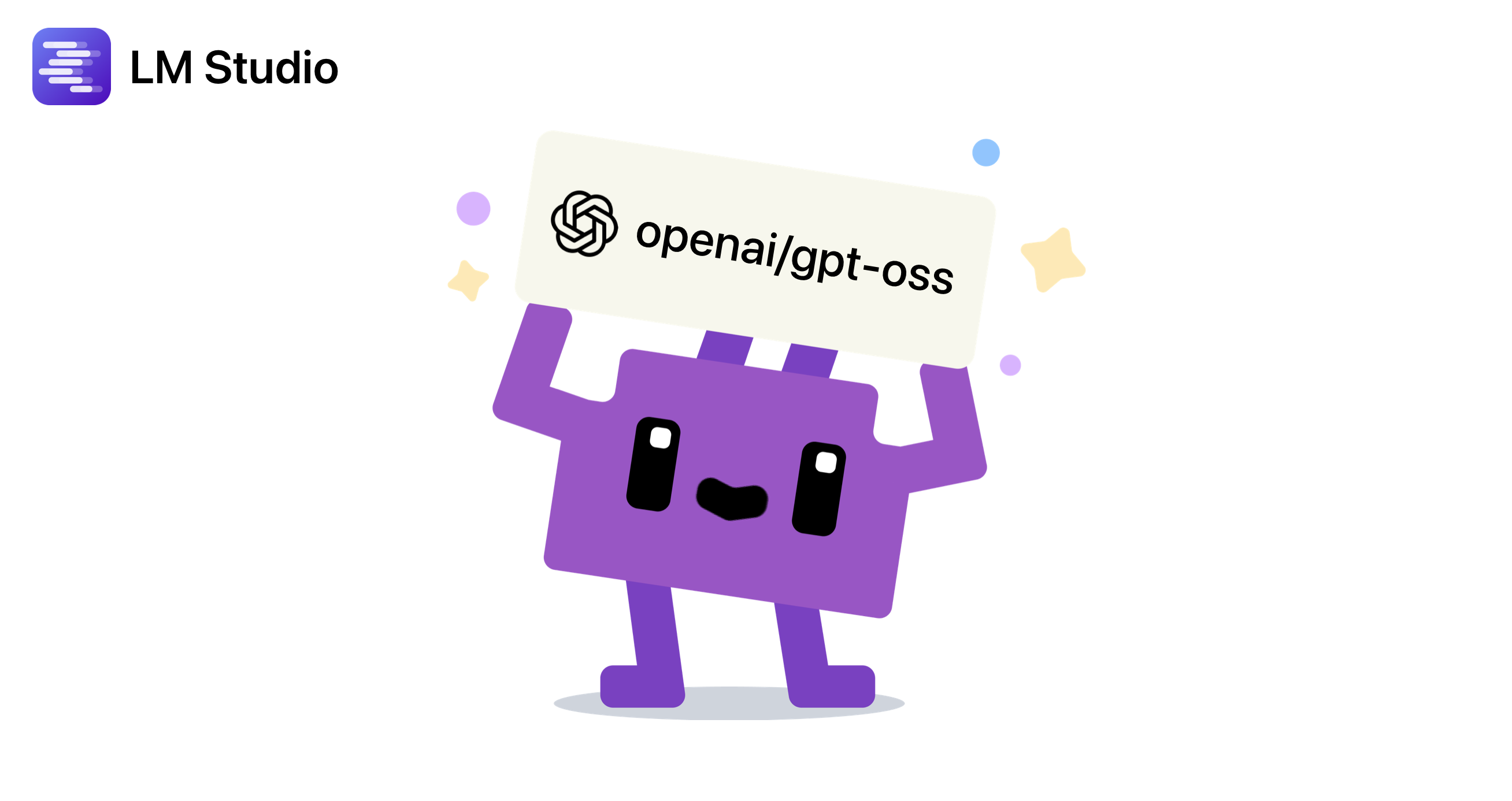 LM Studio supports openai/gpt-oss